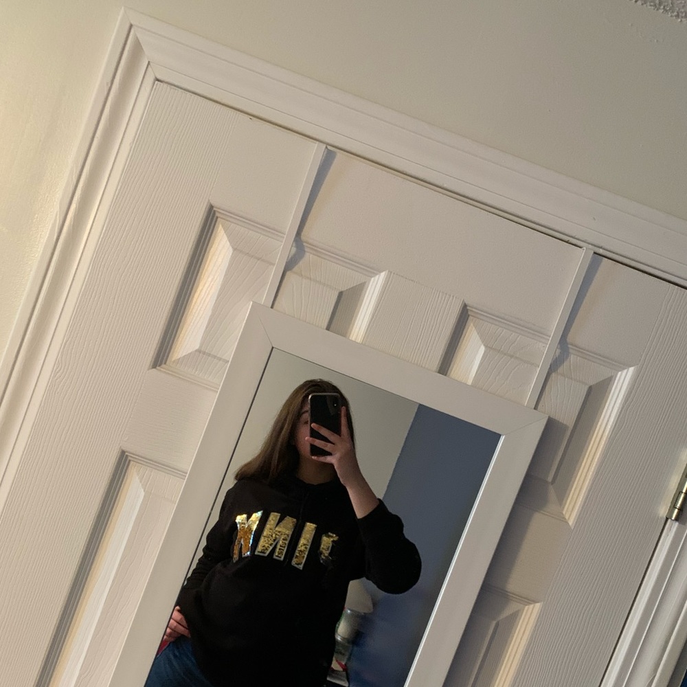 Pink Reversible Glitter Sweatshirt Large